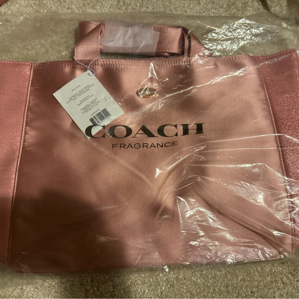 Coach fragrance tote